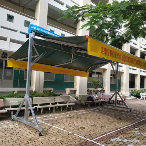 Bạt Che Nắng Mái Hiên Hệ Chữ A